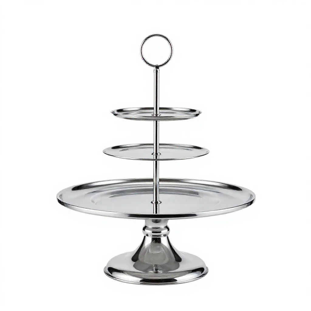 Cake stand isolated on a white background