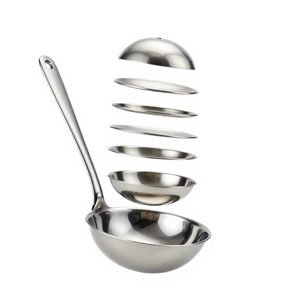 Soup ladle isolated on a white background