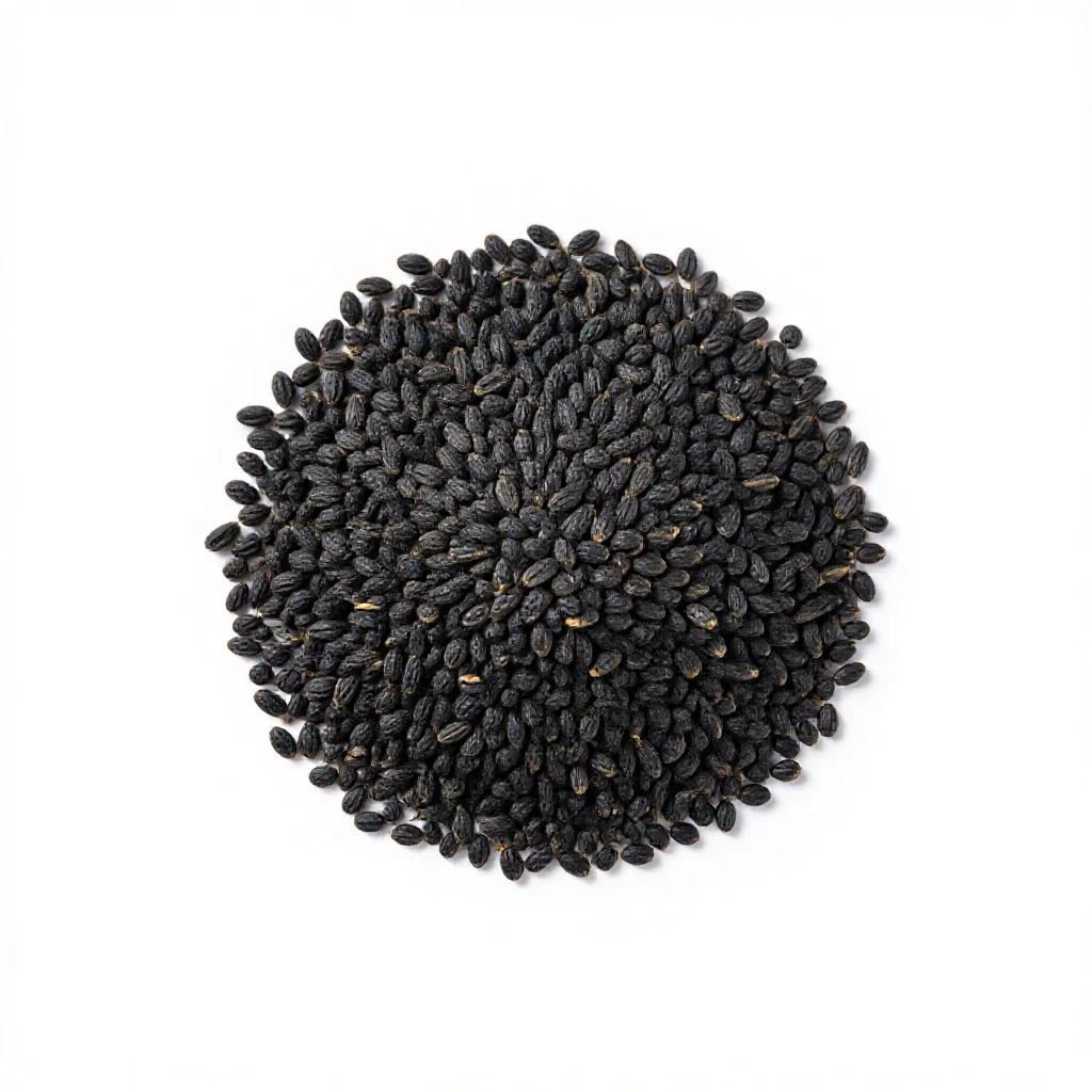 Black caraway isolated on a white background