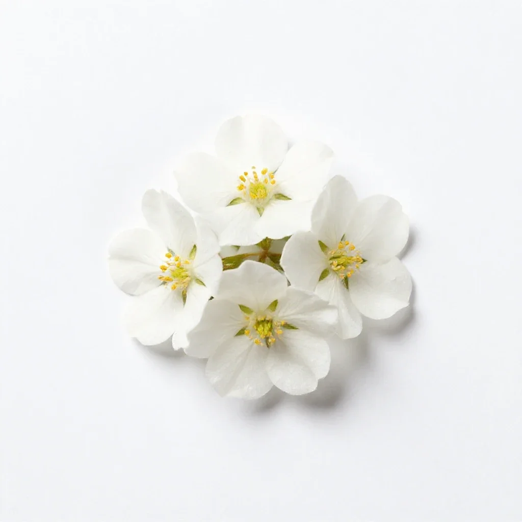 Bladder campion isolated on a white background