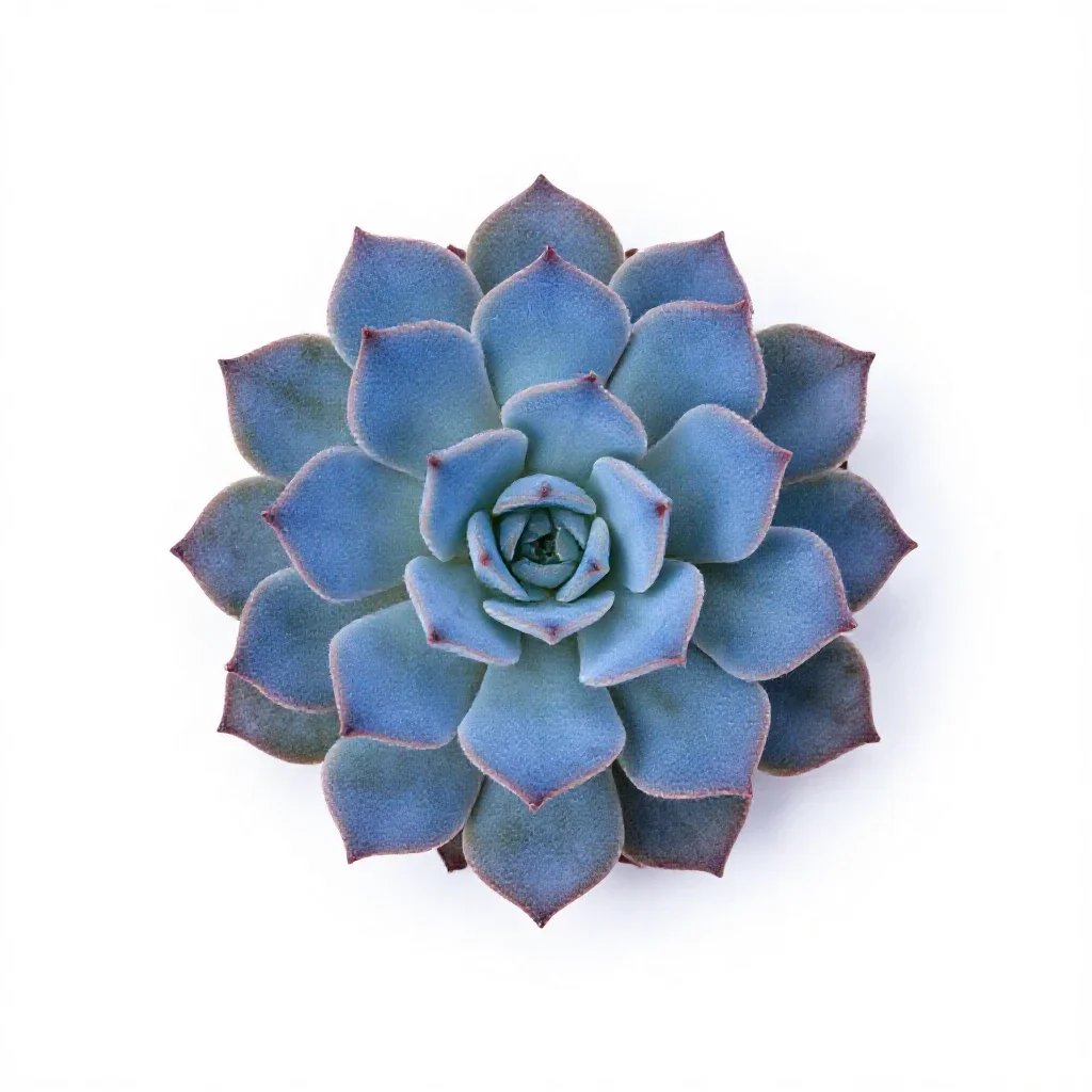 Blue succory isolated on a white background