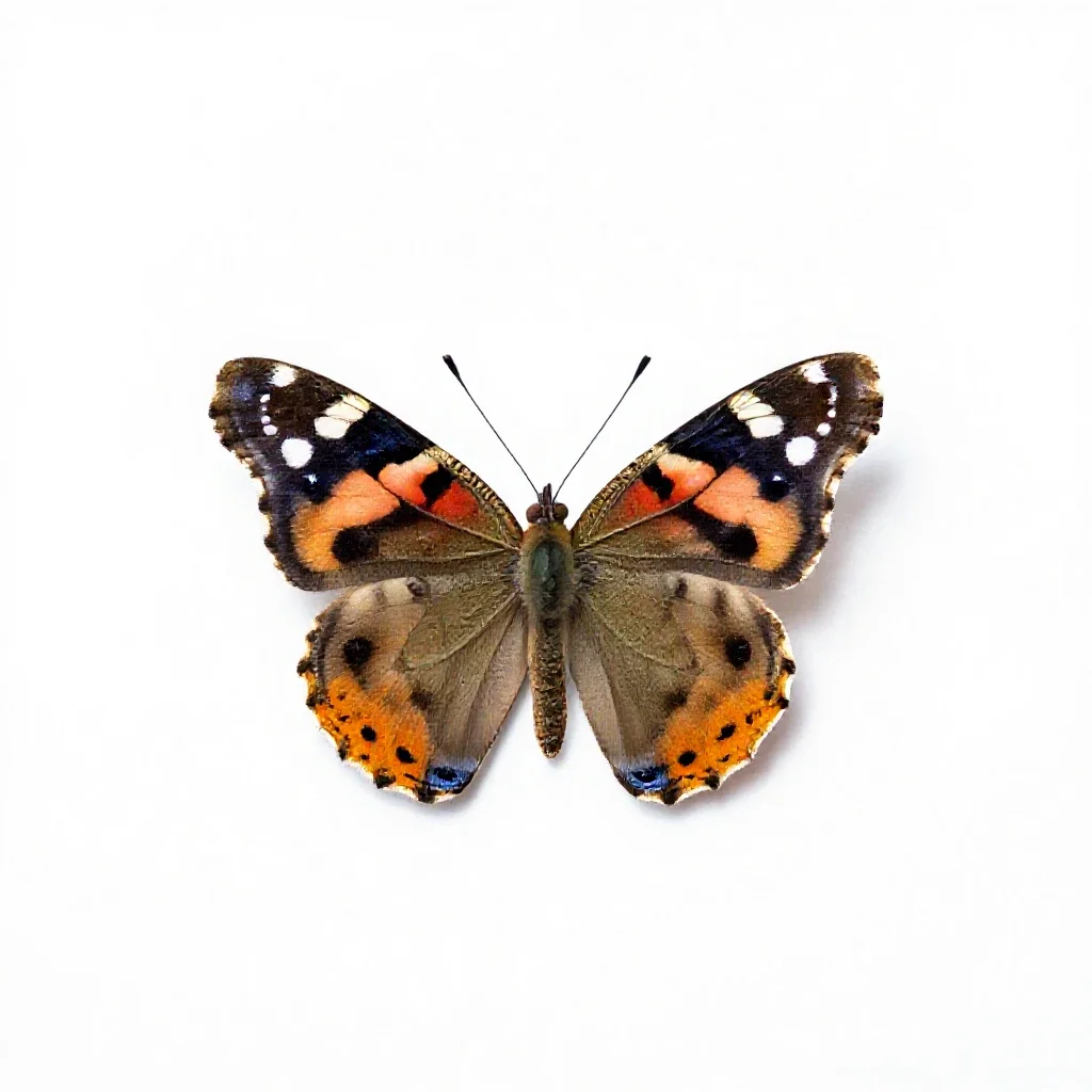 Butterfly plant isolated on a white background