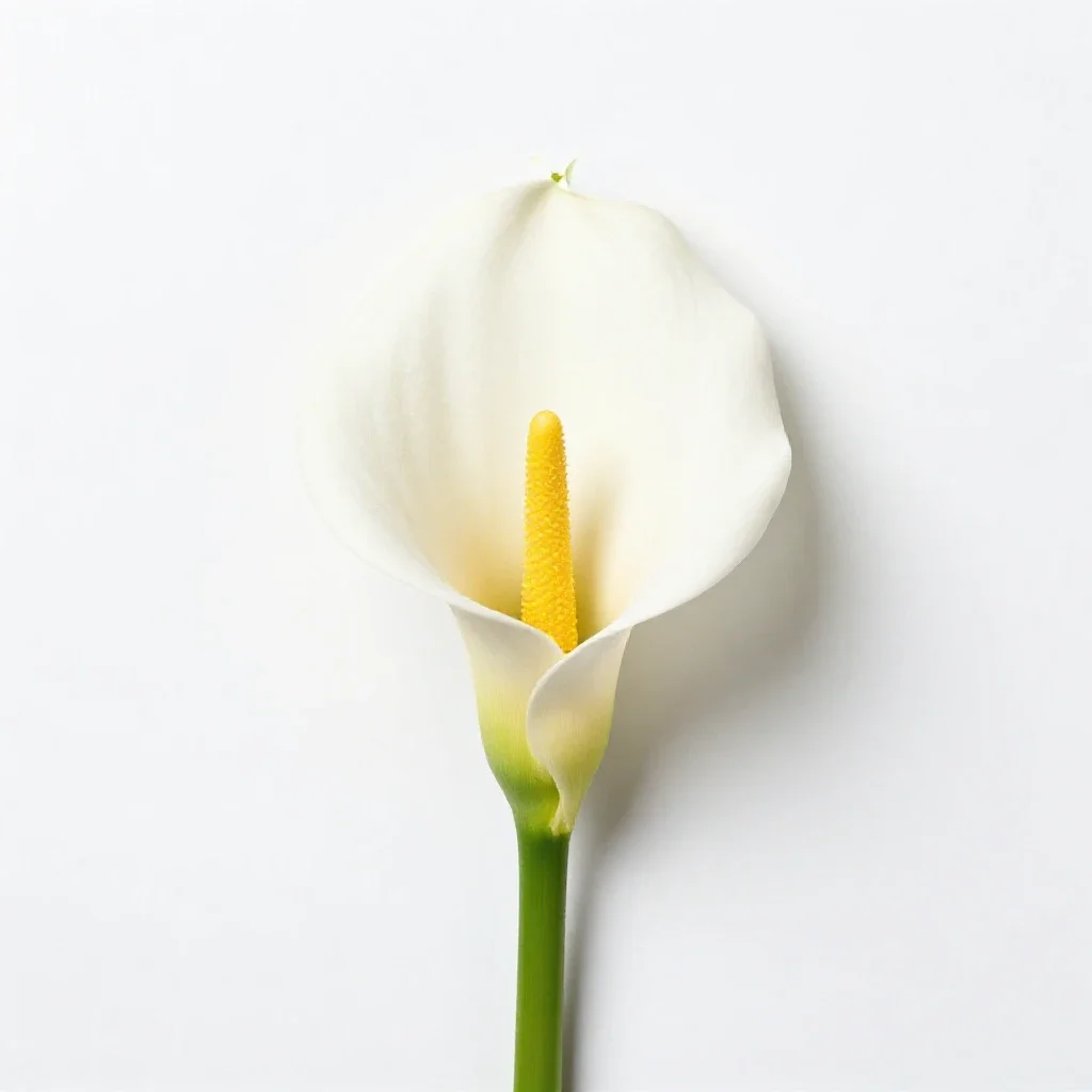 Calla lily isolated on a white background