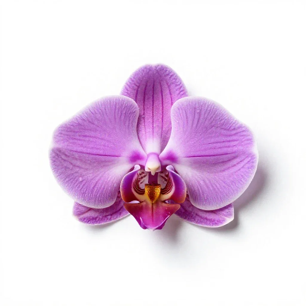 Common spotted orchid isolated on a white background