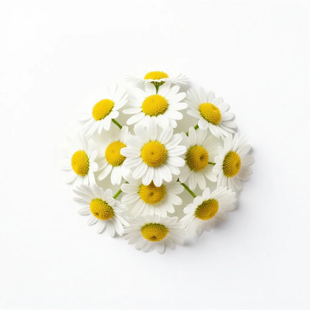 Corn chamomile isolated on a white background