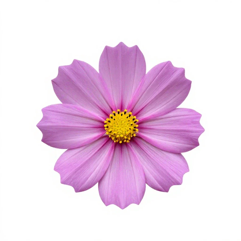Cosmos isolated on a white background