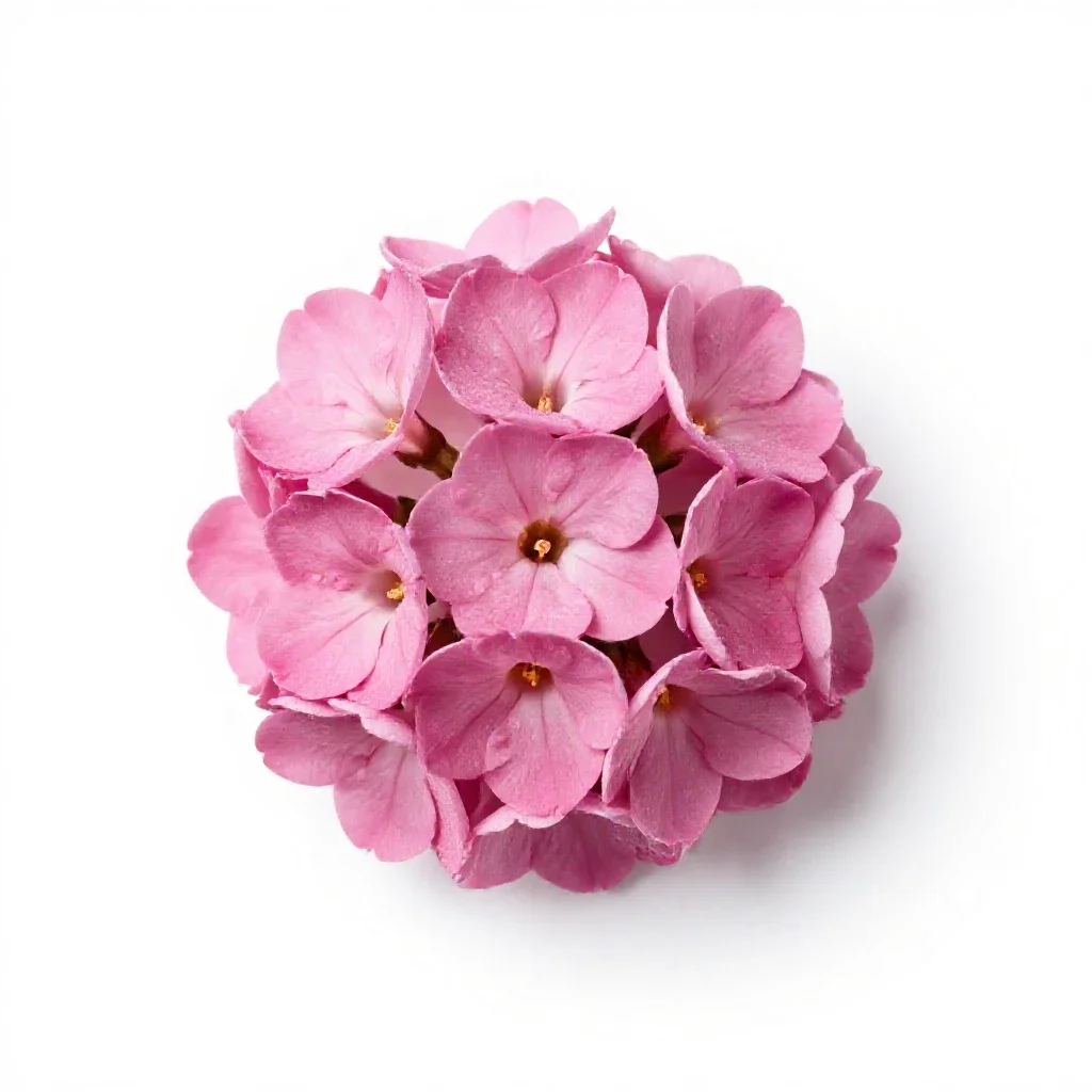 Cottage pink isolated on a white background