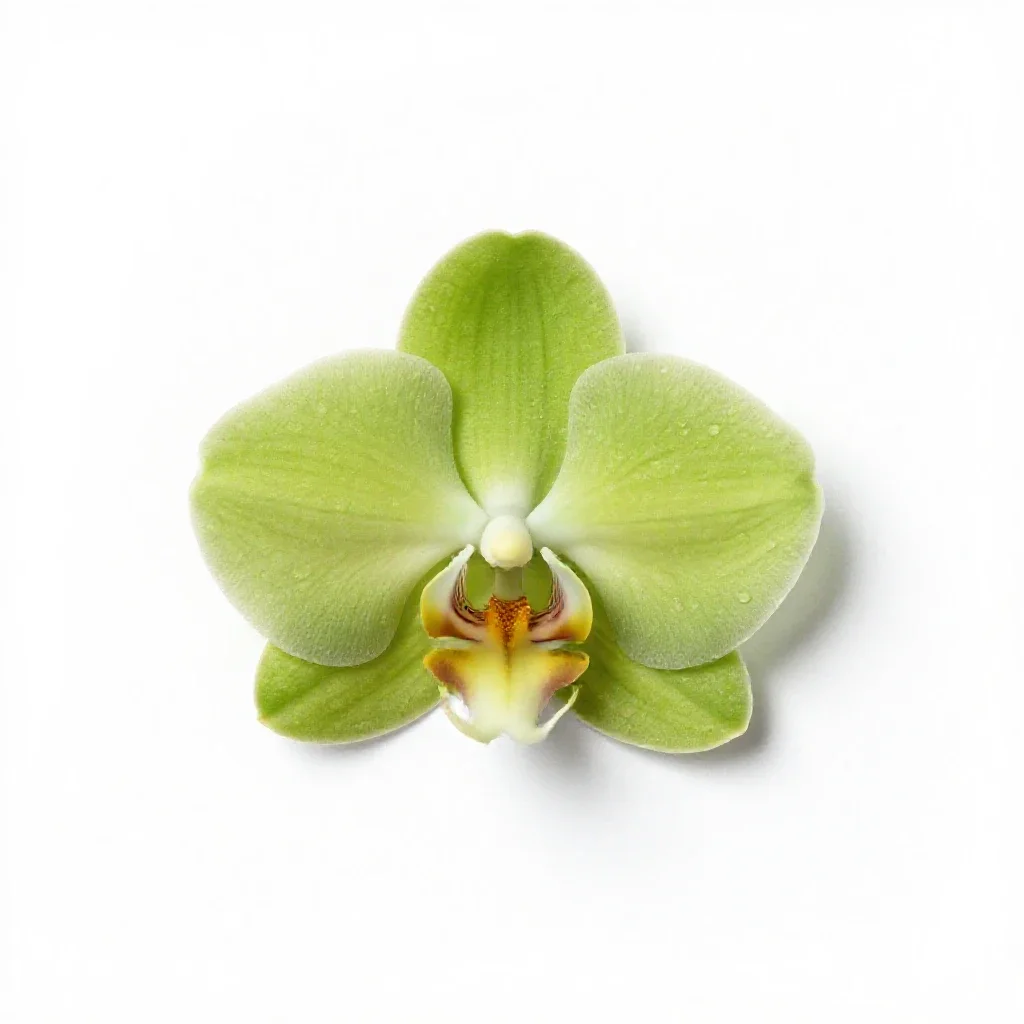 Cymbid isolated on a white background