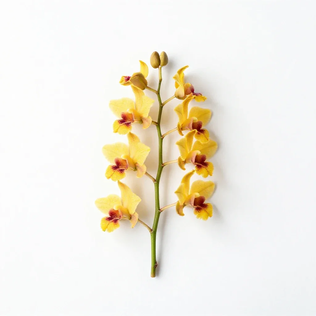 Dendrobium isolated on a white background