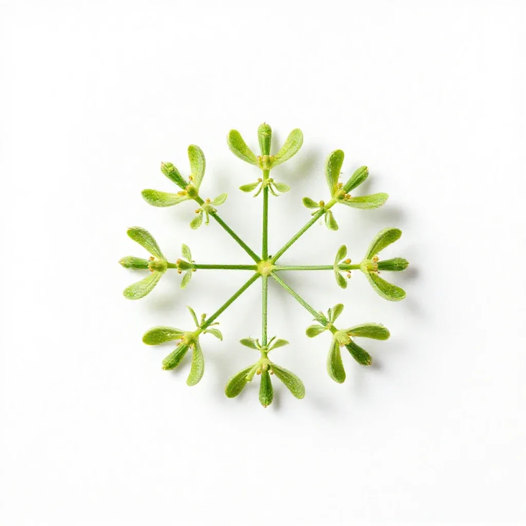 Fennel flower isolated on a white background