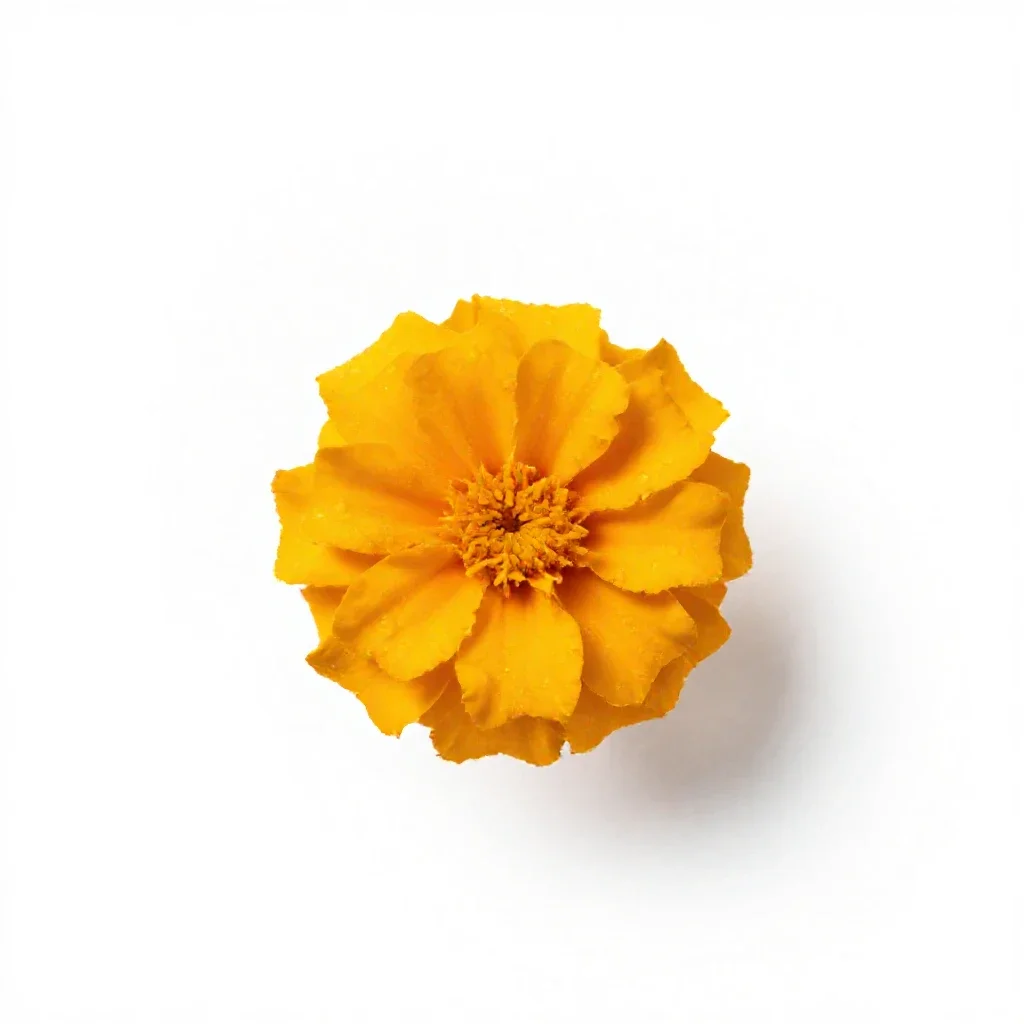 Fig marigold isolated on a white background