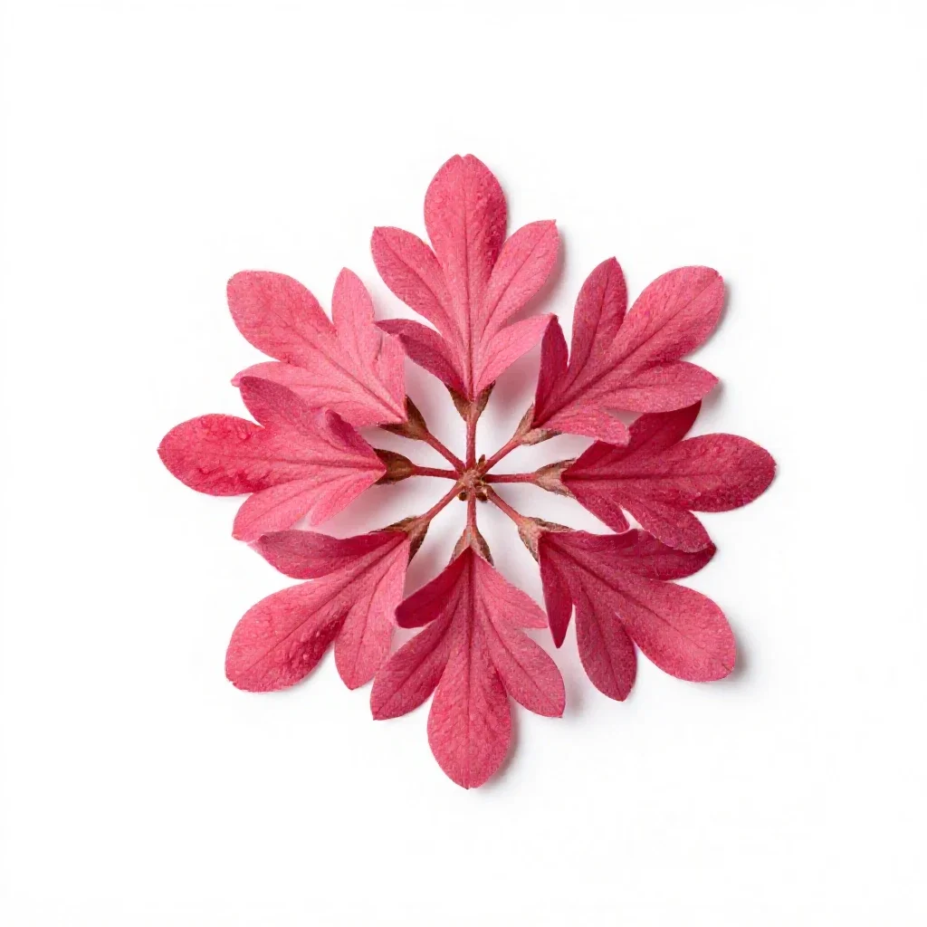 Fire pink isolated on a white background