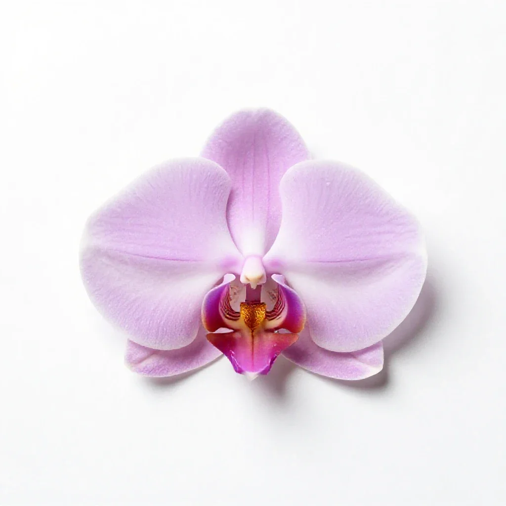 Fragrant orchid isolated on a white background