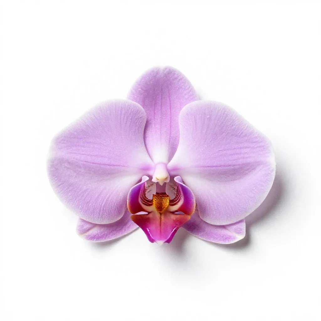 Fringed orchis isolated on a white background
