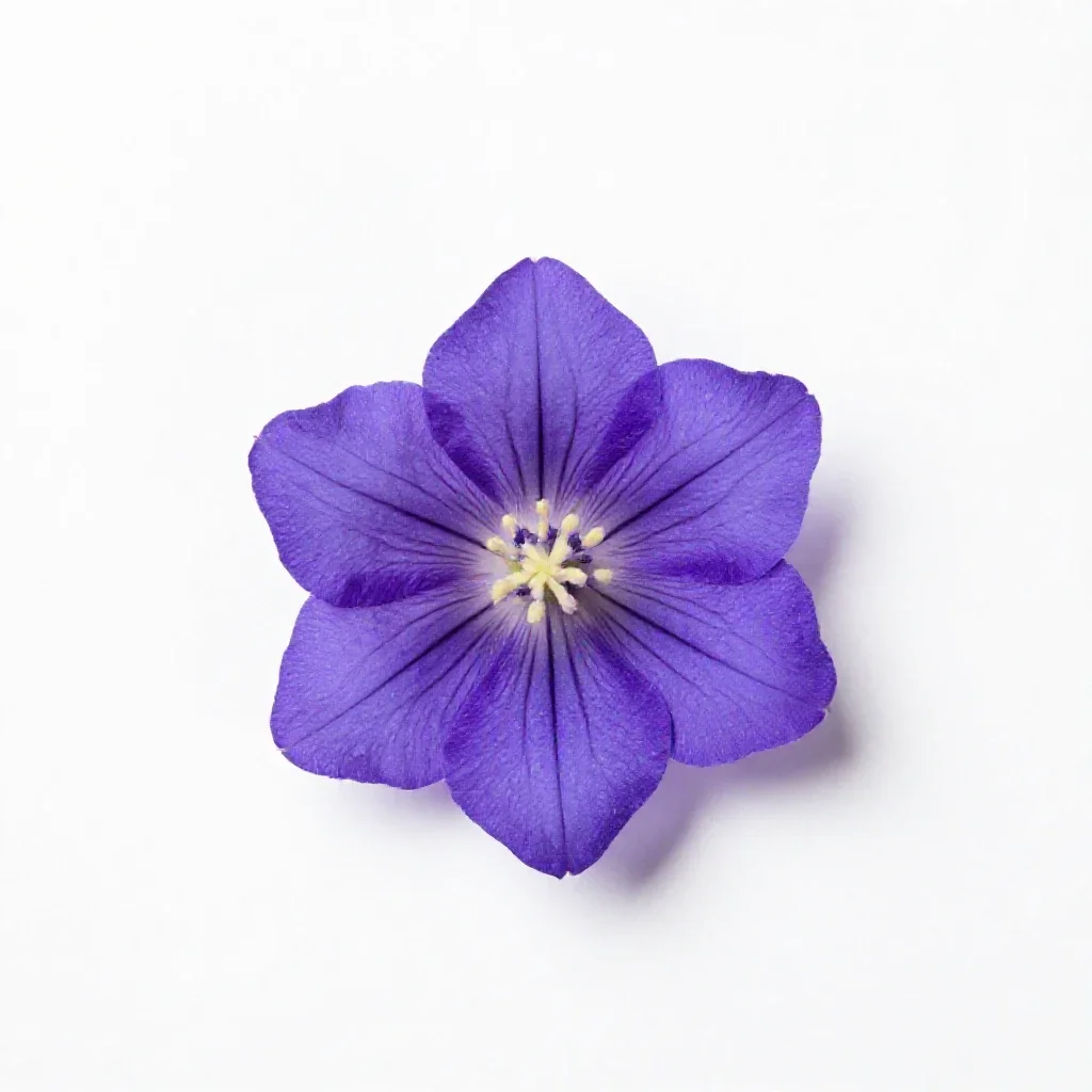 Gentian isolated on a white background