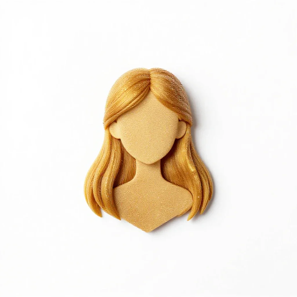 Goldilocks isolated on a white background