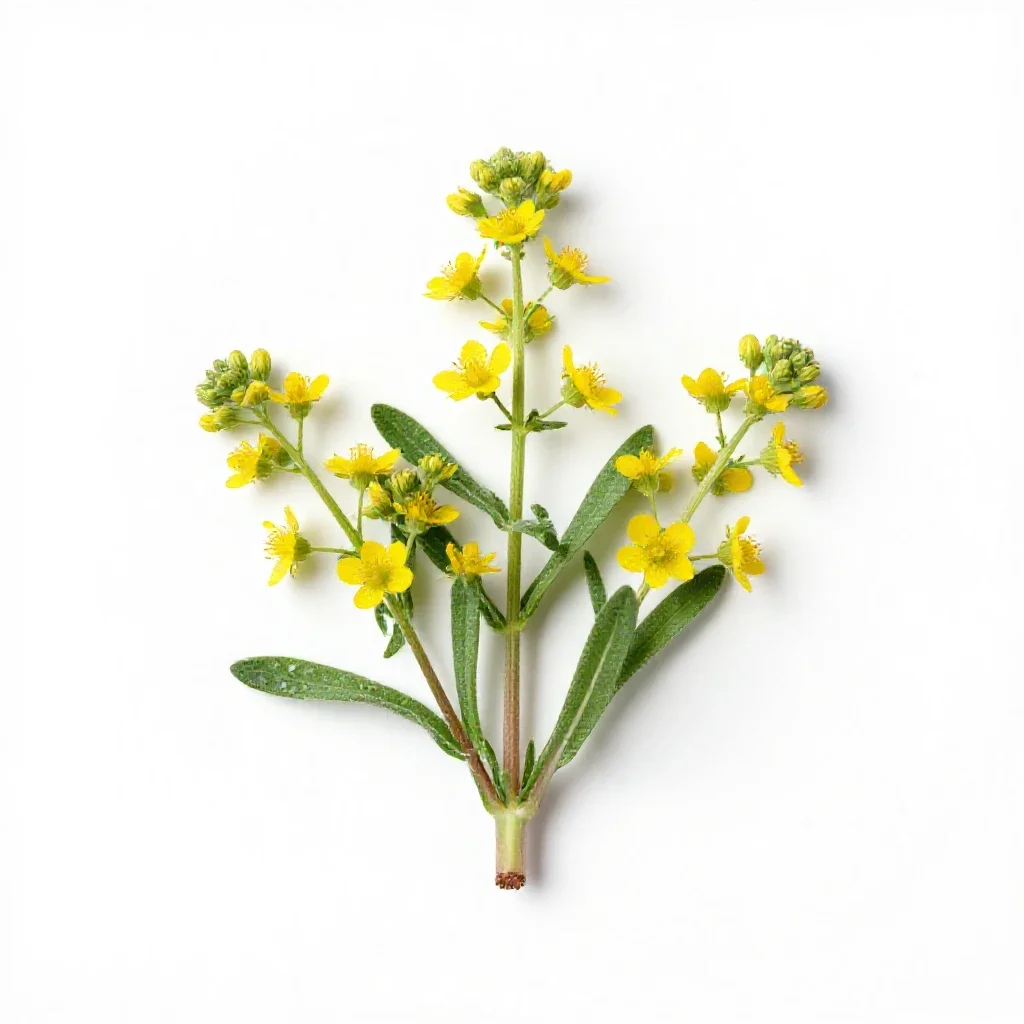 Gravelweed isolated on a white background