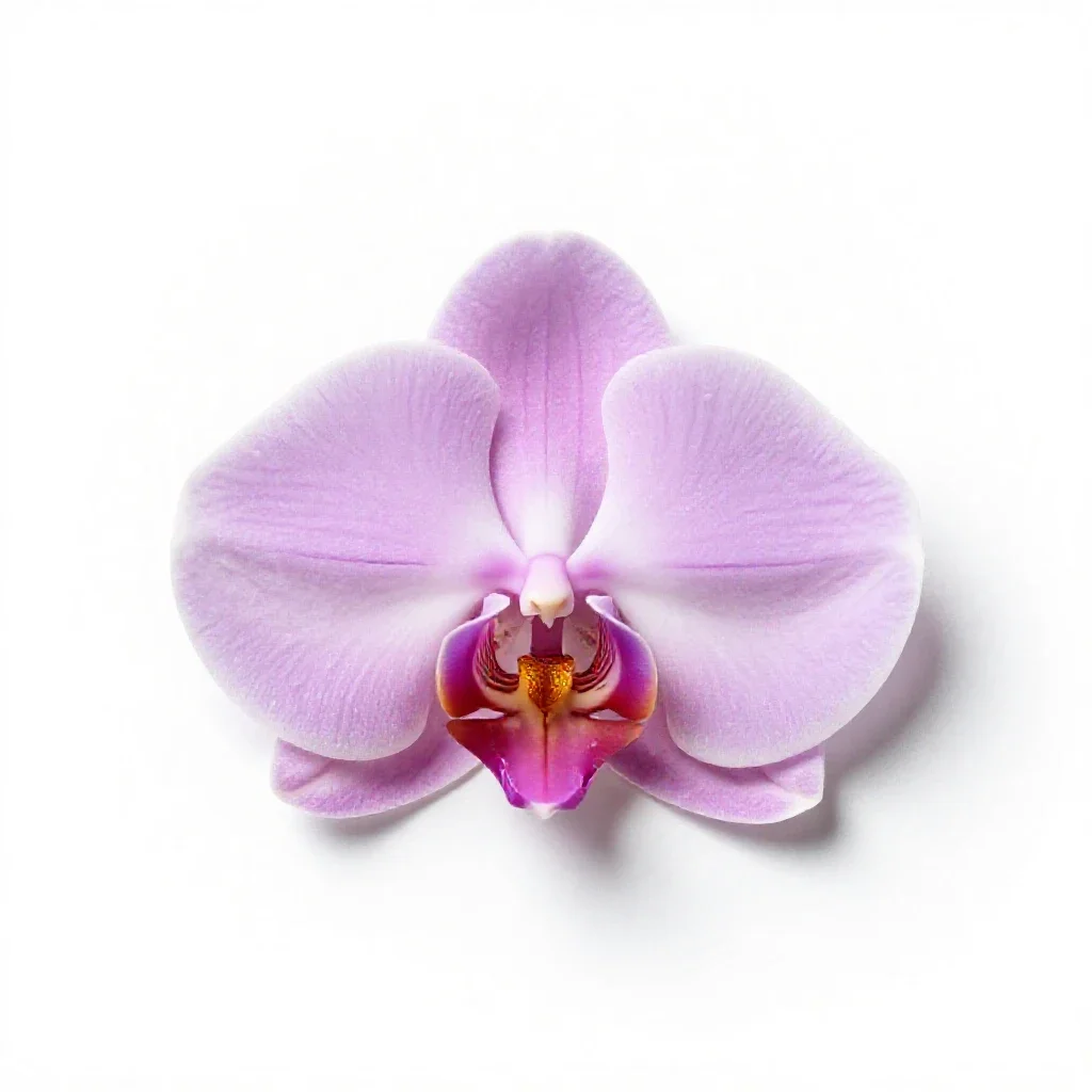 Jewel orchid isolated on a white background