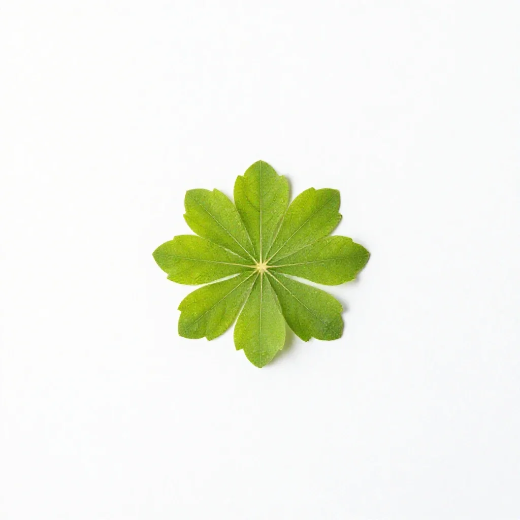 Mistflower isolated on a white background