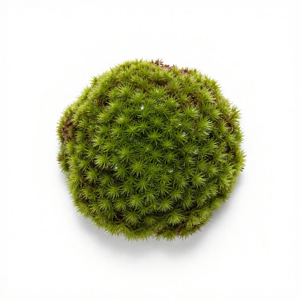 Moss campion isolated on a white background
