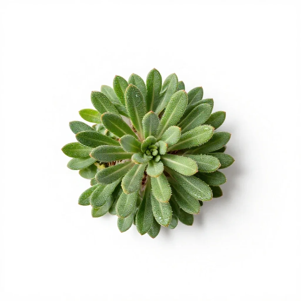 Mountain sandwort isolated on a white background