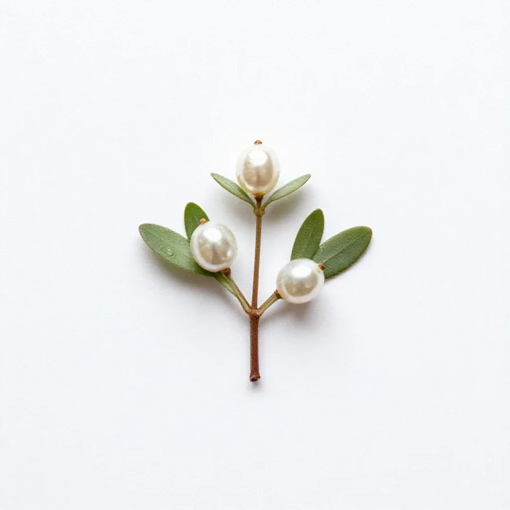 Pearly everlasting isolated on a white background
