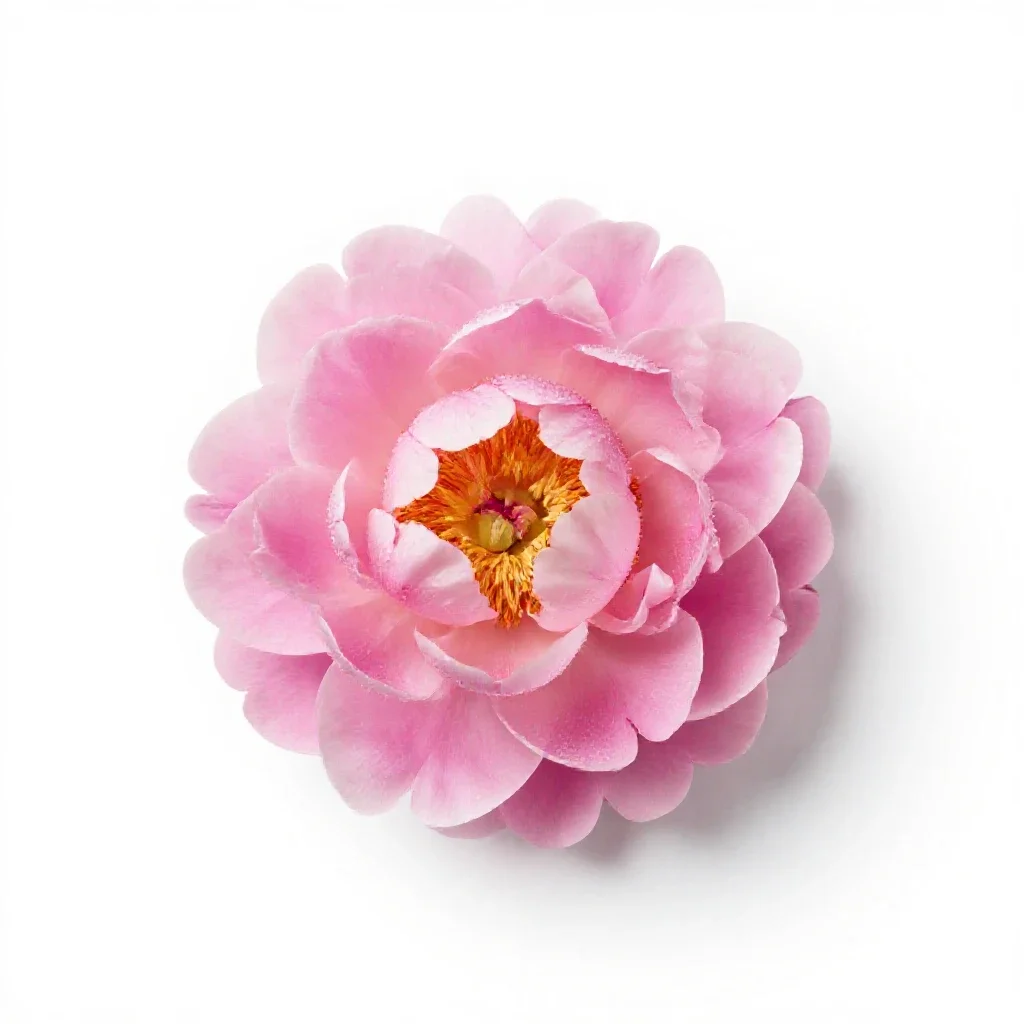 Peony isolated on a white background