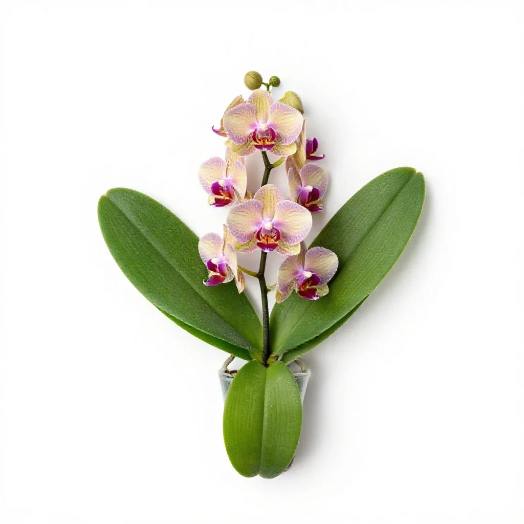 Phaius isolated on a white background