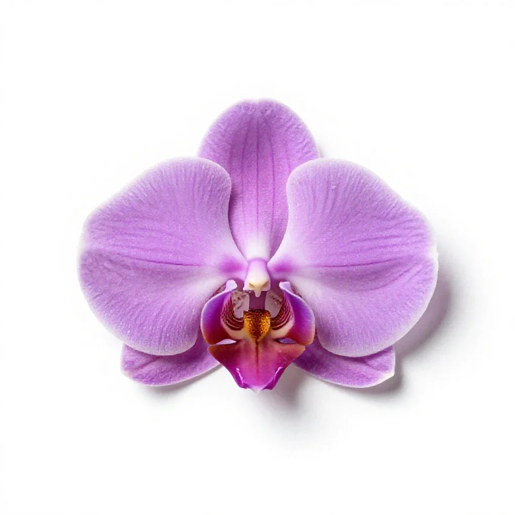 Prairie orchid isolated on a white background