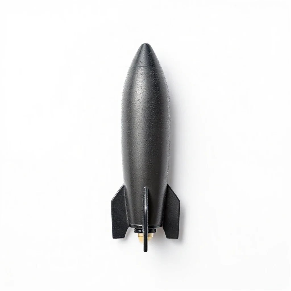 Prairie rocket isolated on a white background