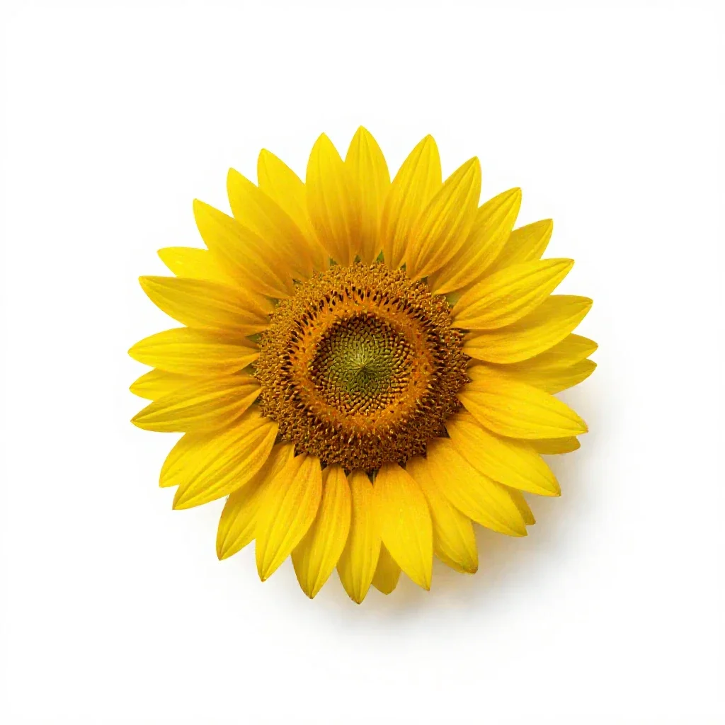 Prairie sunflower isolated on a white background