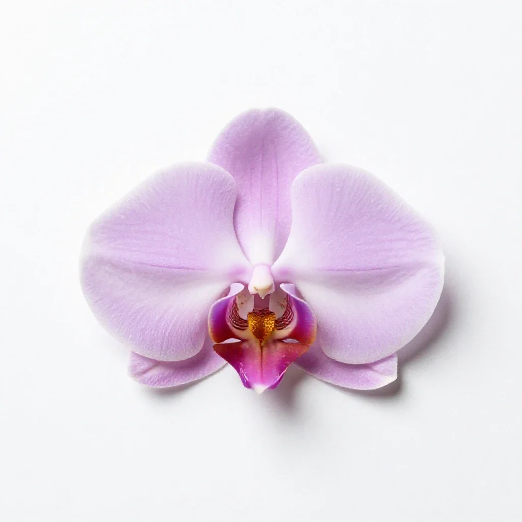 Rein orchid isolated on a white background