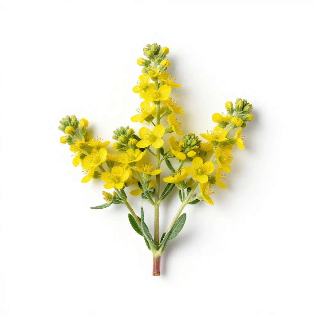 Rosinweed isolated on a white background
