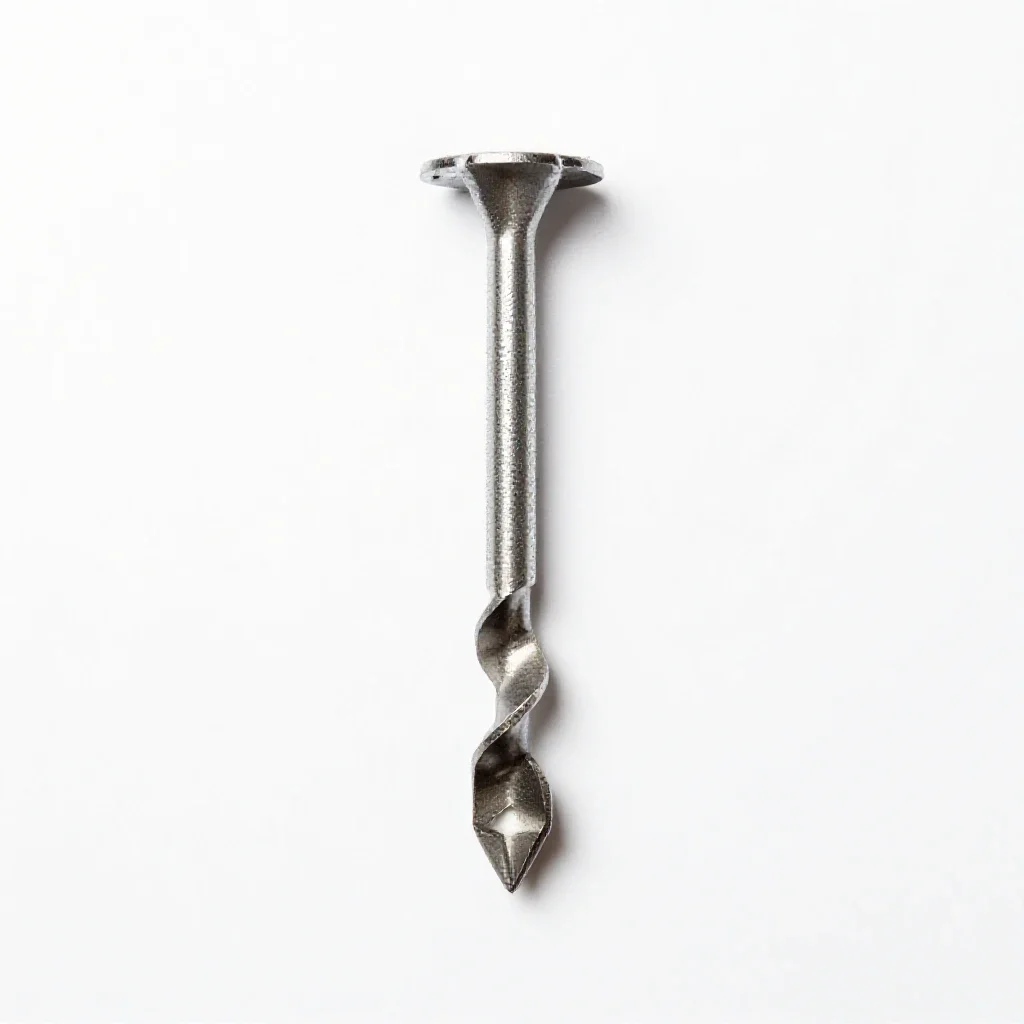 Screw augur isolated on a white background
