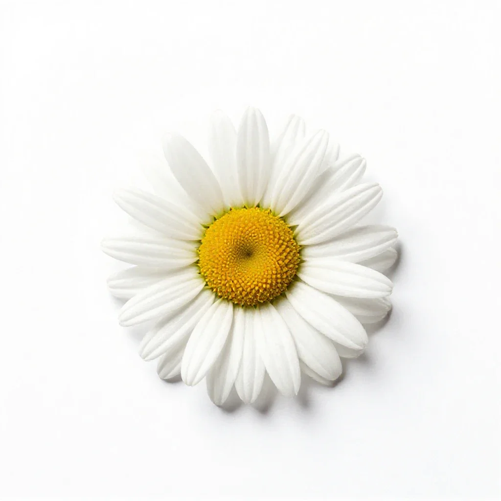 Shasta daisy isolated on a white background
