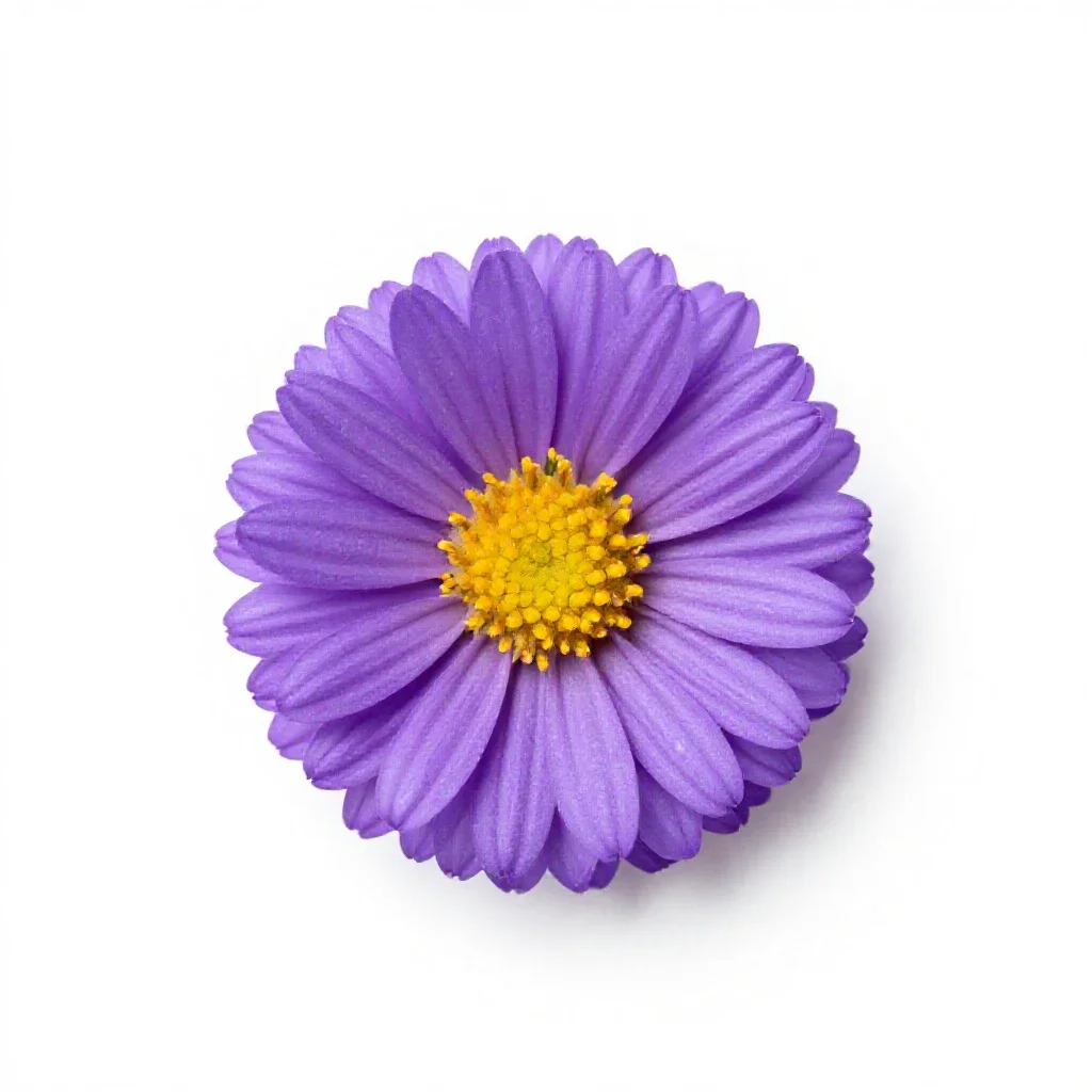 Southern aster isolated on a white background