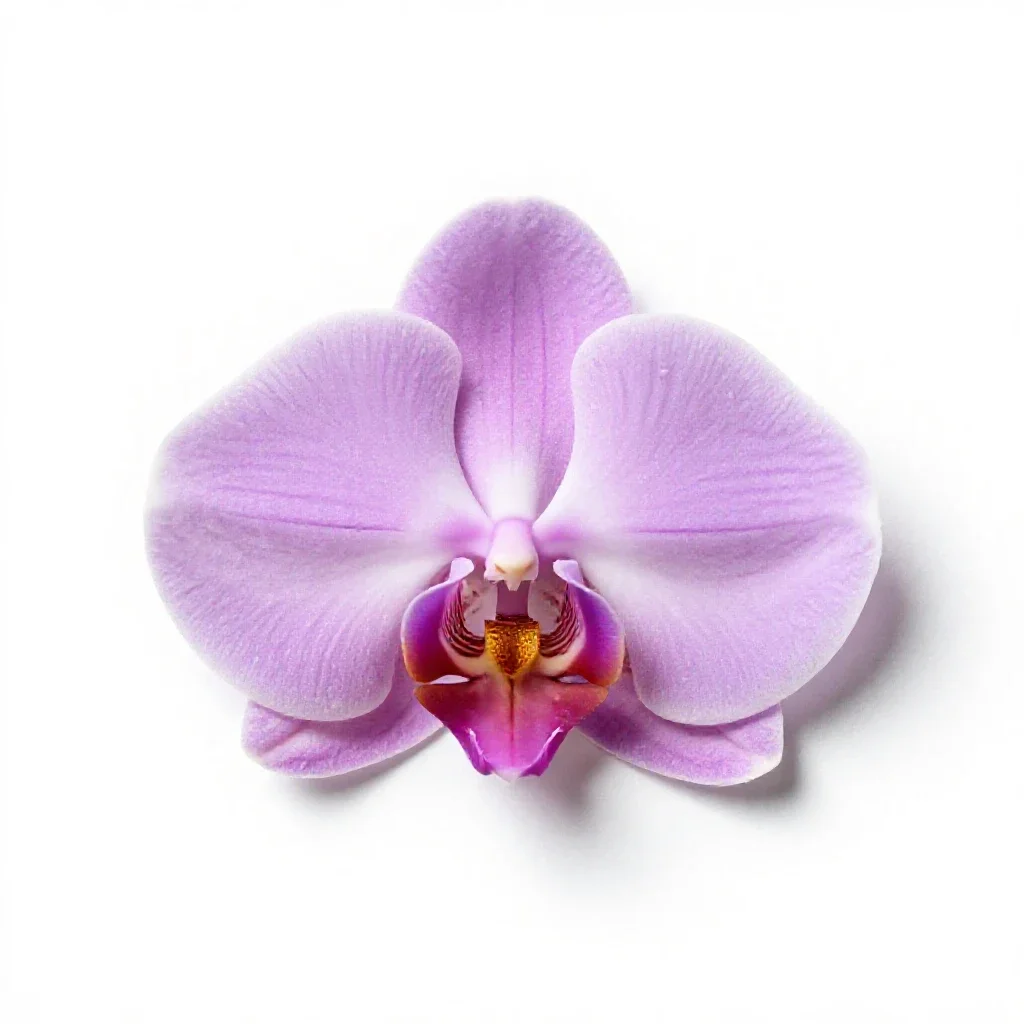 Stream orchid isolated on a white background