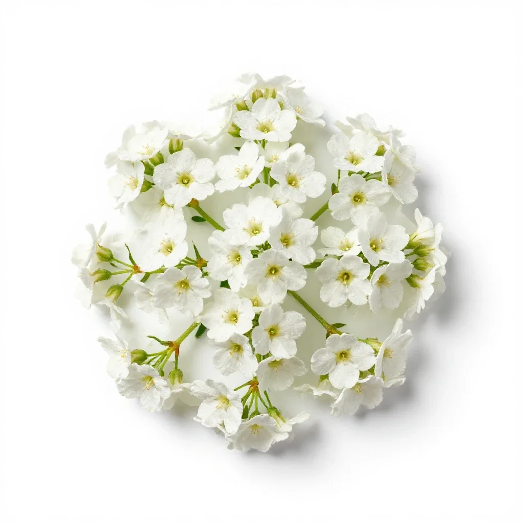 Sweet alyssum isolated on a white background