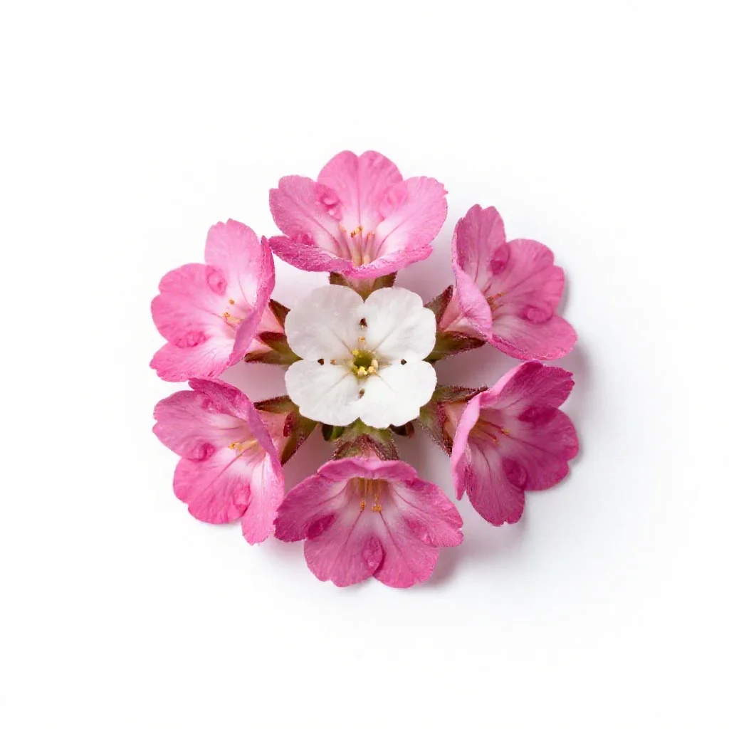 Tufted centaury isolated on a white background