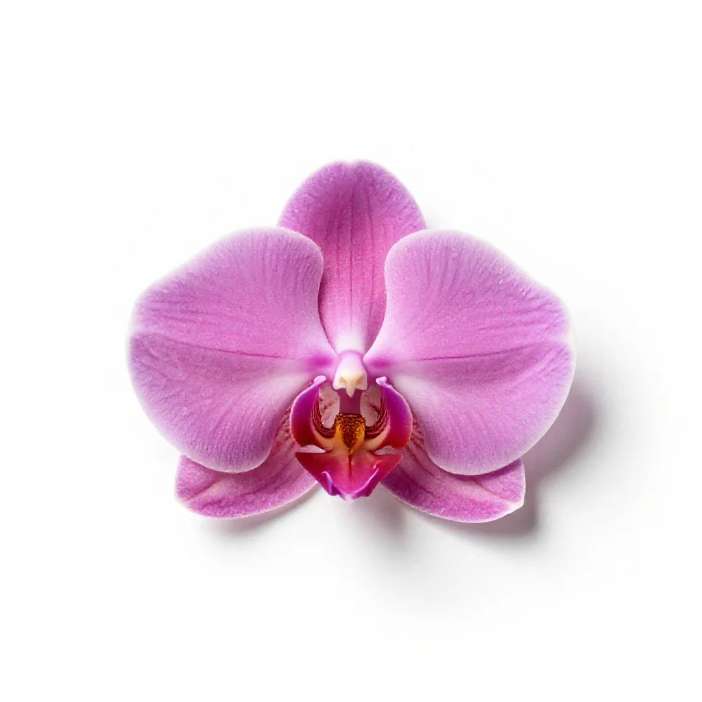 Tulip orchid isolated on a white background