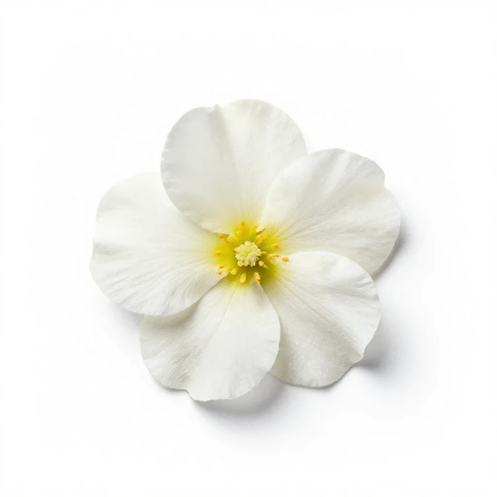 Wallflower isolated on a white background