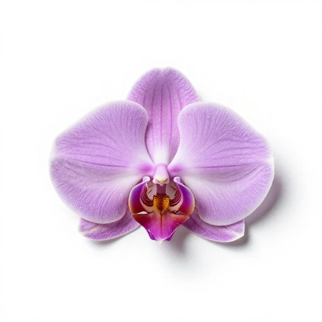 Zebra orchid isolated on a white background