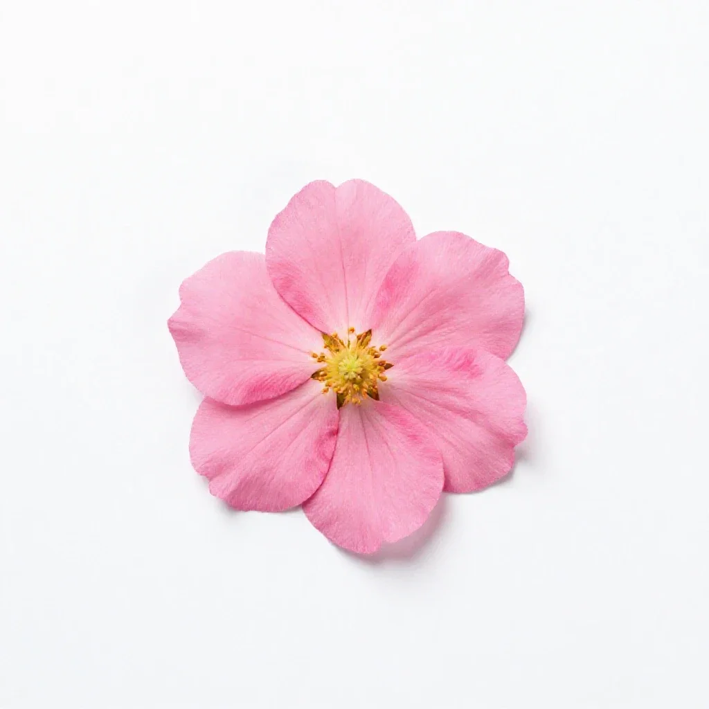 Apetalous flower isolated on a white background
