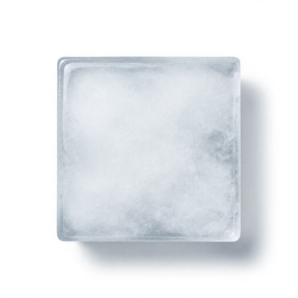 Ice plant isolated on a white background