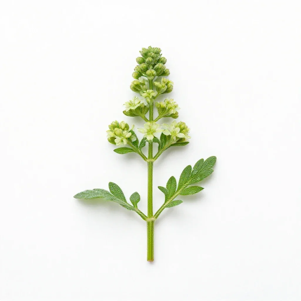 Inflorescence isolated on a white background