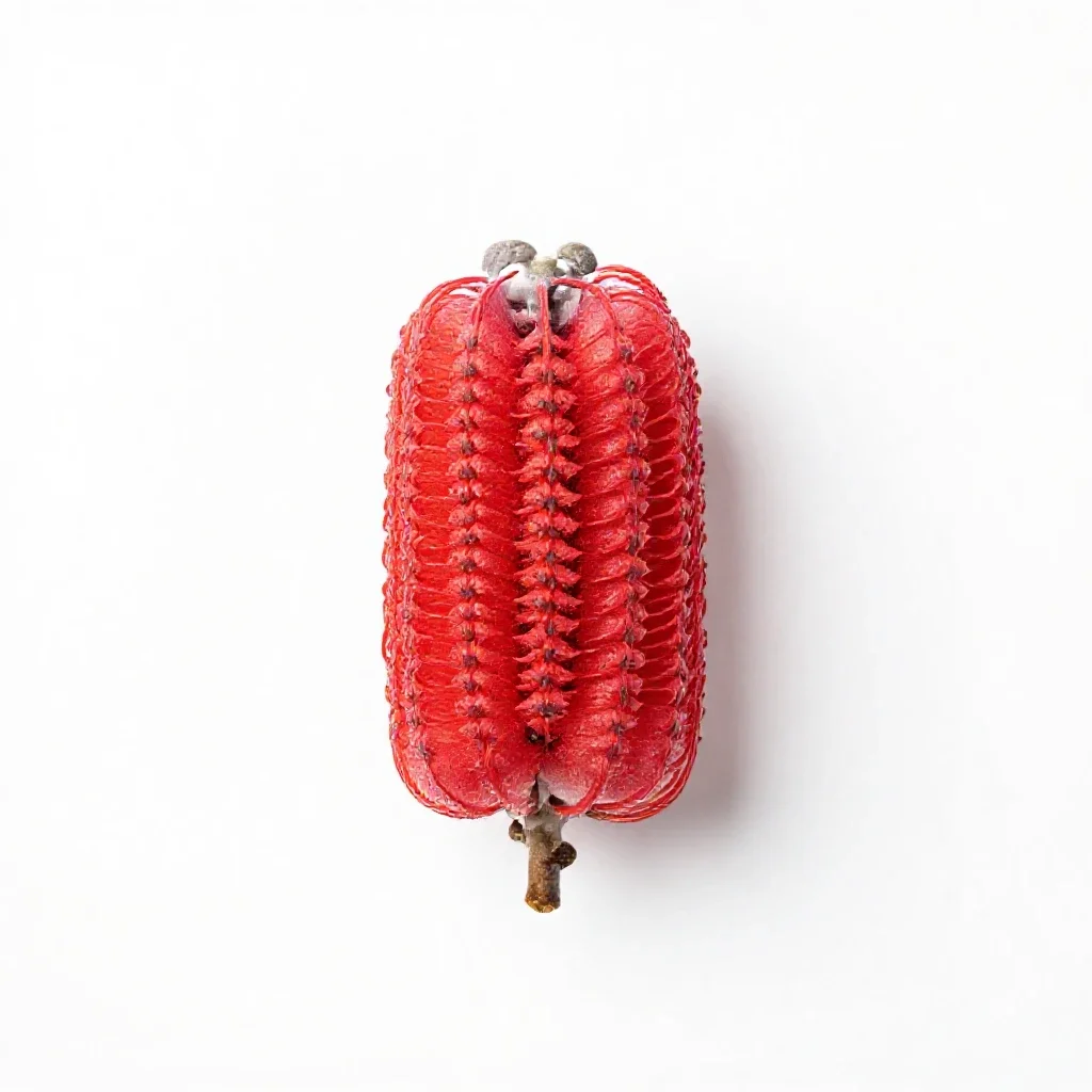 Banksia isolated on a white background