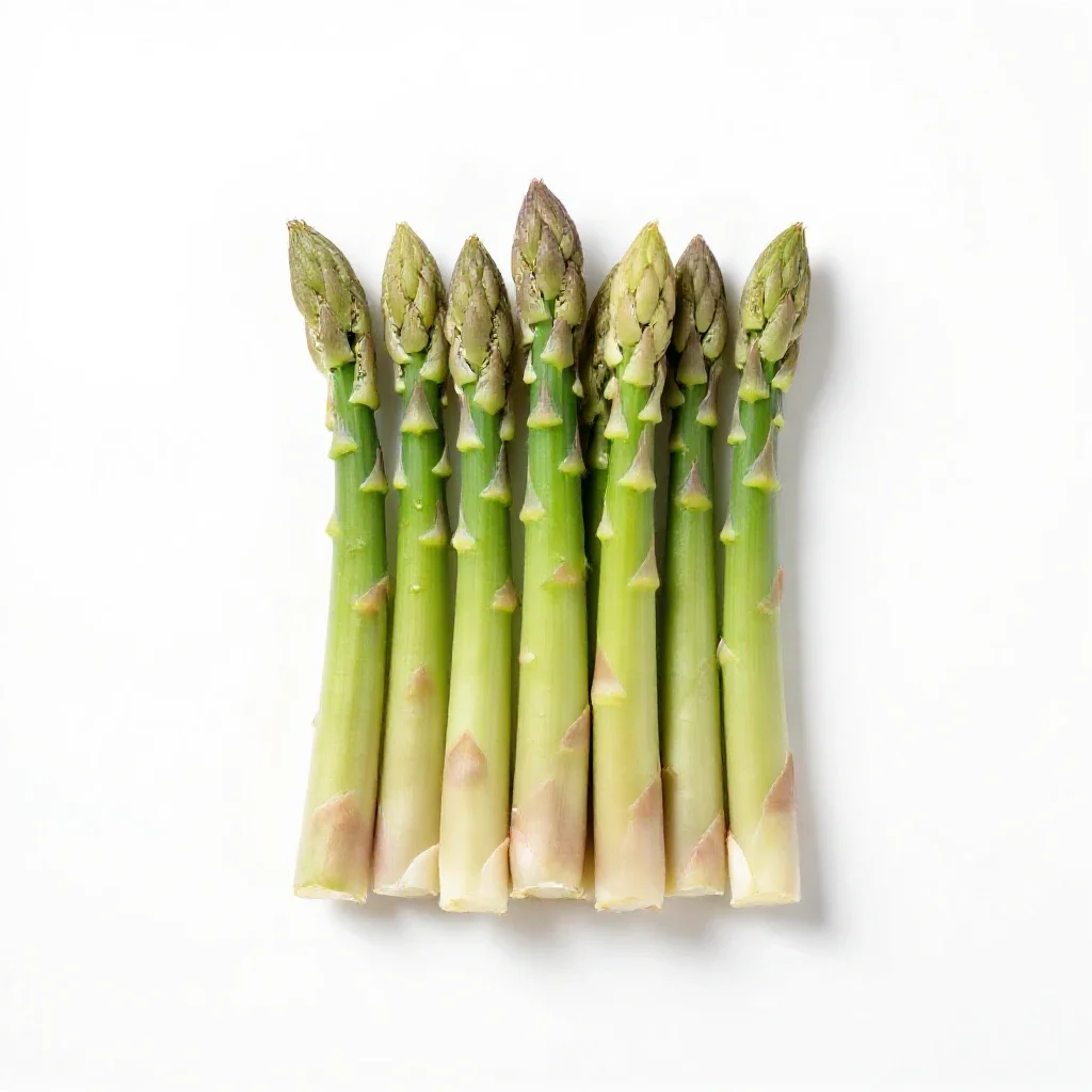 Bath asparagus isolated on a white background