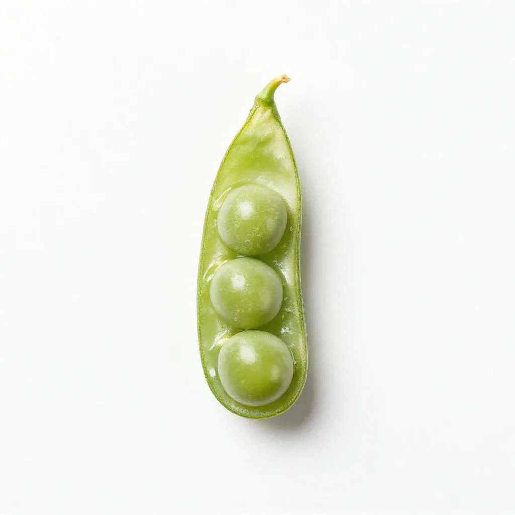 Beach pea isolated on a white background