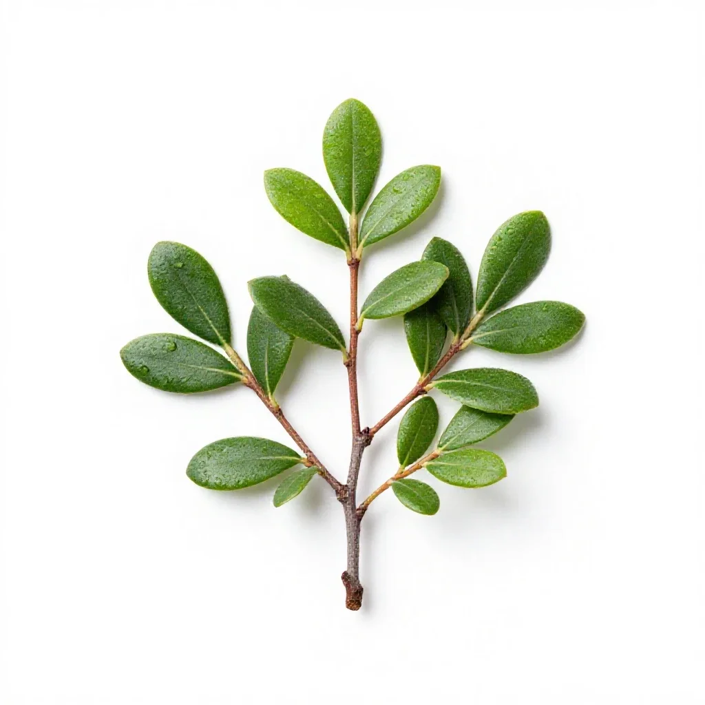 Bog bilberry isolated on a white background
