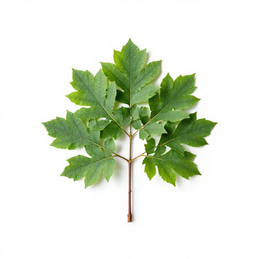 Boojum tree isolated on a white background